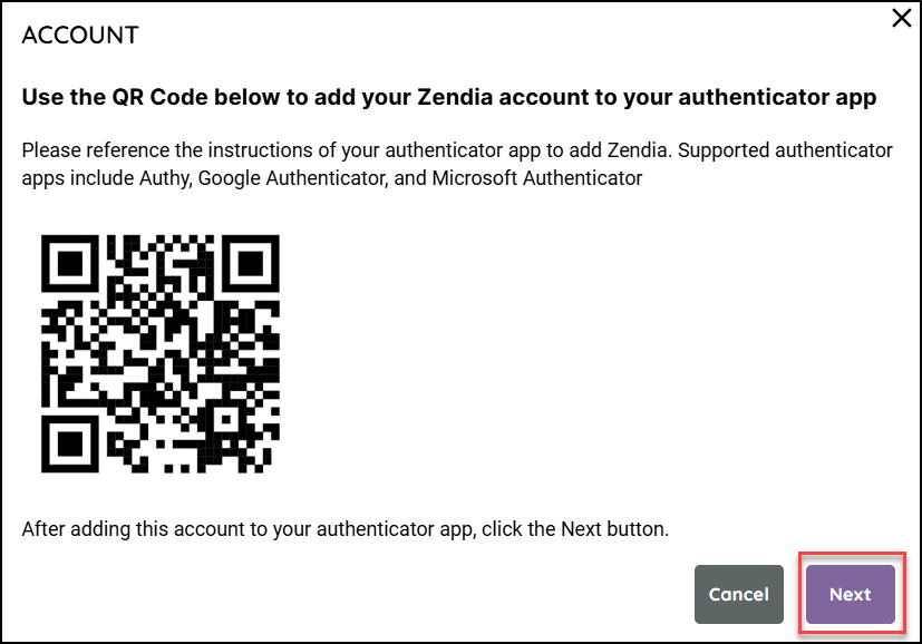 2FA QR Code