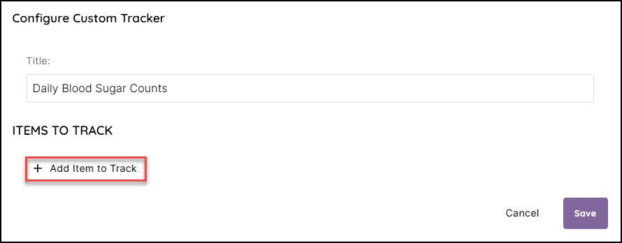 Configure Custom Tracker