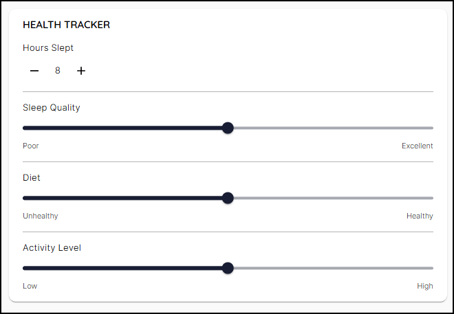 Health Tracker