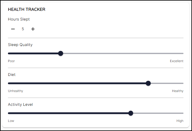 Health Tracker