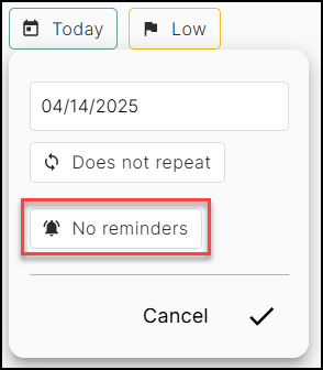 Task Reminders