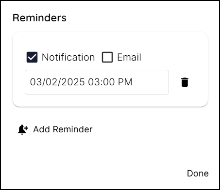 Task Reminders